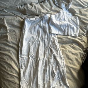 Abercrombie two piece linen skirt set